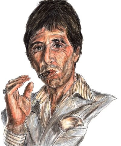 Al Pacino Scar Face