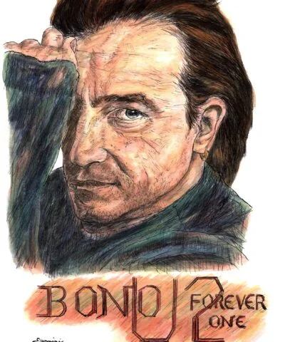 Bono U2 Band Legend