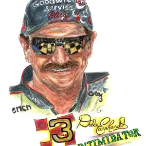 Dale Earnhardt Race Car Champion