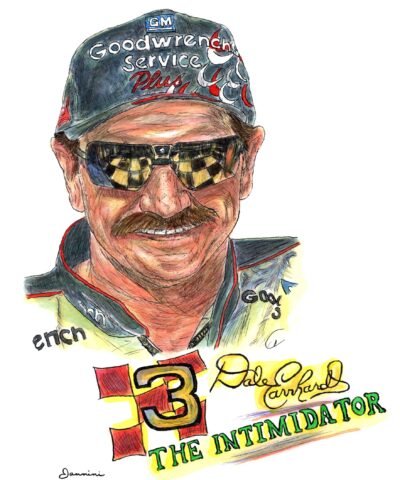 Dale Earnhardt Race Car Champion