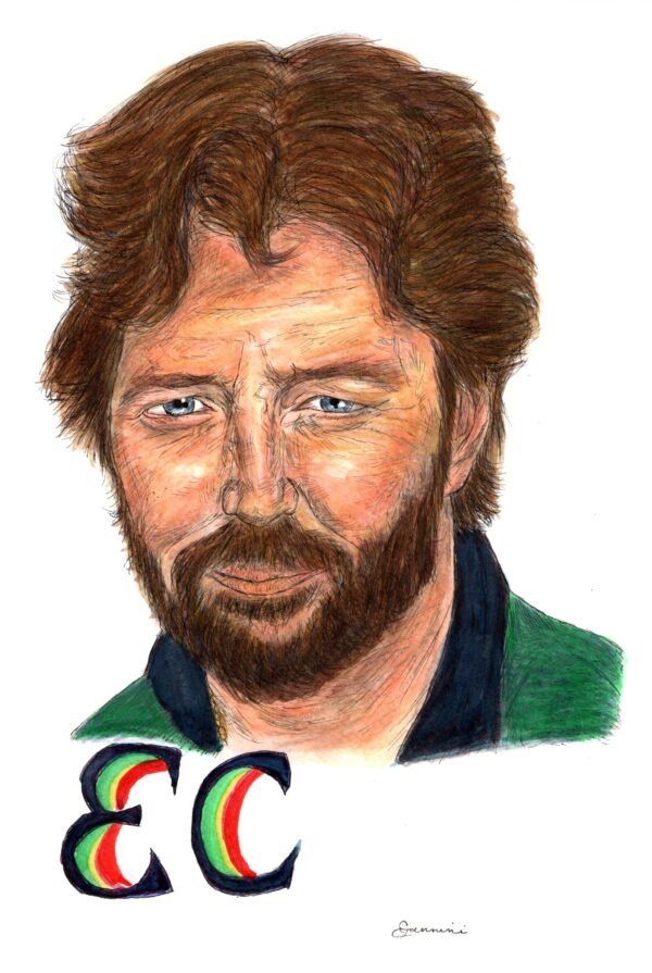 Eric Clapton Rock Guitar Legend