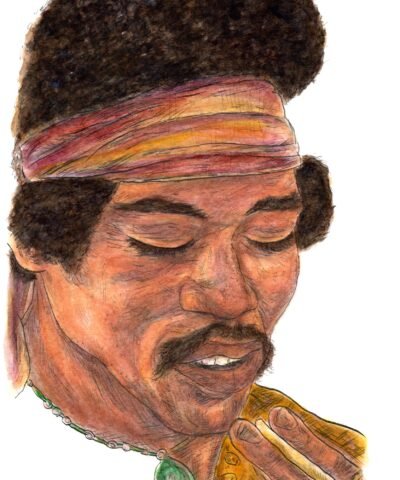 Jimi Hendrix Rock Guitar Legend
