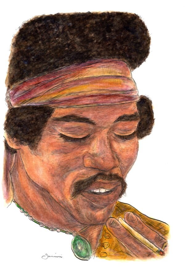 Jimi Hendrix Rock Guitar Legend