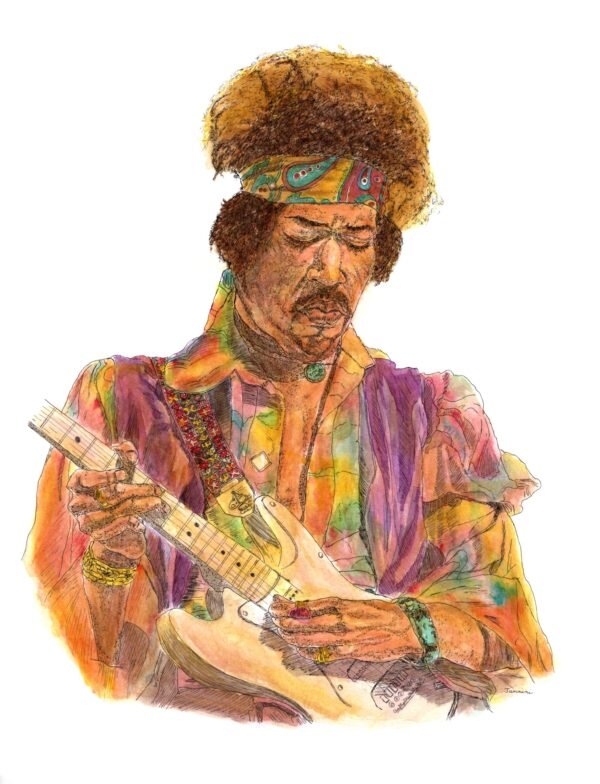 Jimi Hendrix Rock Guitar Legend