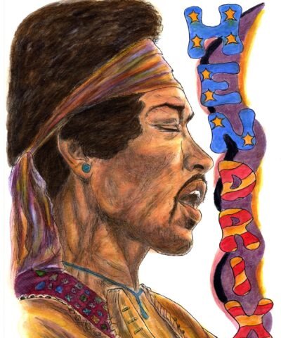 Jimi Hendrix Rock Guitar Legend