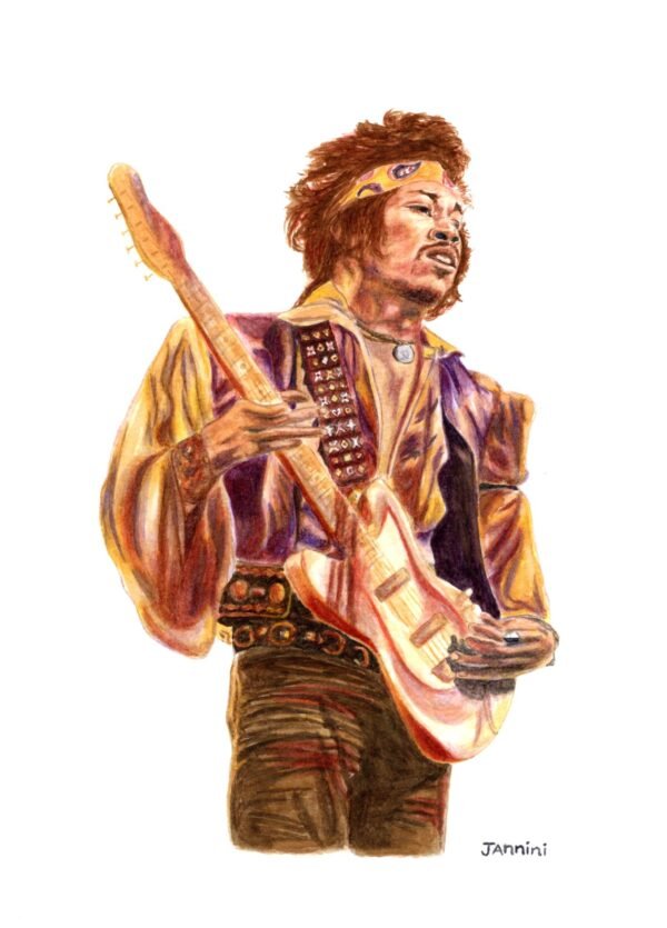 Jimi Hendrix Rock Guitar Legend