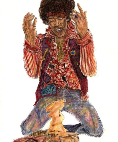 Jimi Hendrix Rock Guitar Legend