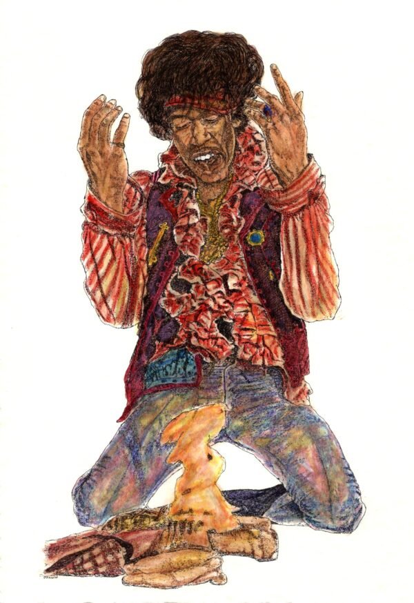 Jimi Hendrix Rock Guitar Legend