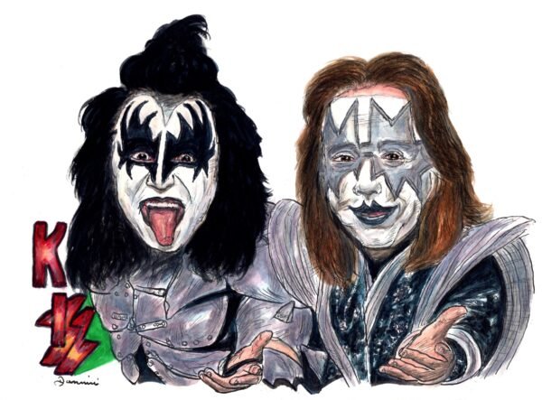 Ace Frehley and Gene Simmons Kiss Band