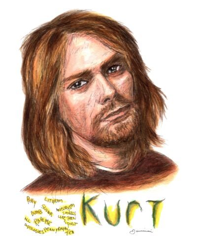 Kurt Cobain Nirvana Bansd