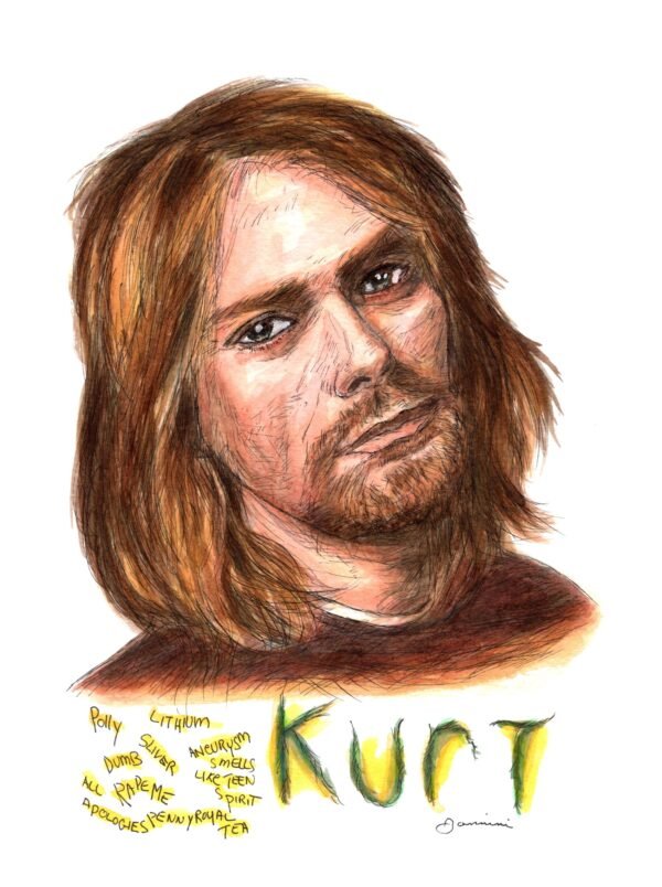 Kurt Cobain Nirvana Bansd