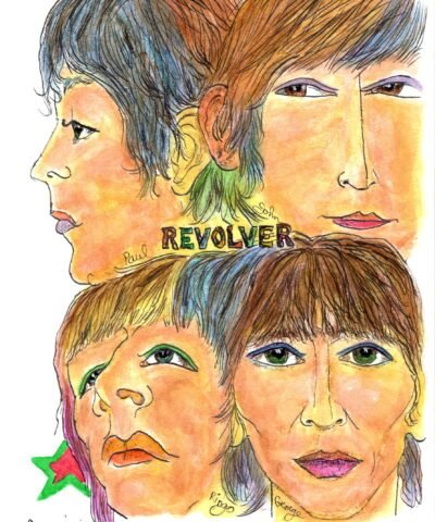 The Beatles in Coplor Revolver Album