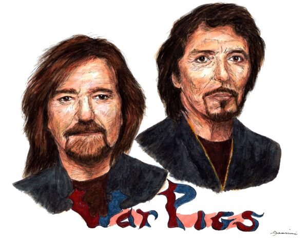 Tony Iommi and Geezer Butler