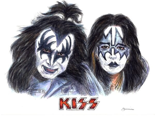 Gene Simmons and Ace Frehley